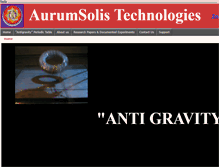 Tablet Screenshot of antigravity.net.au